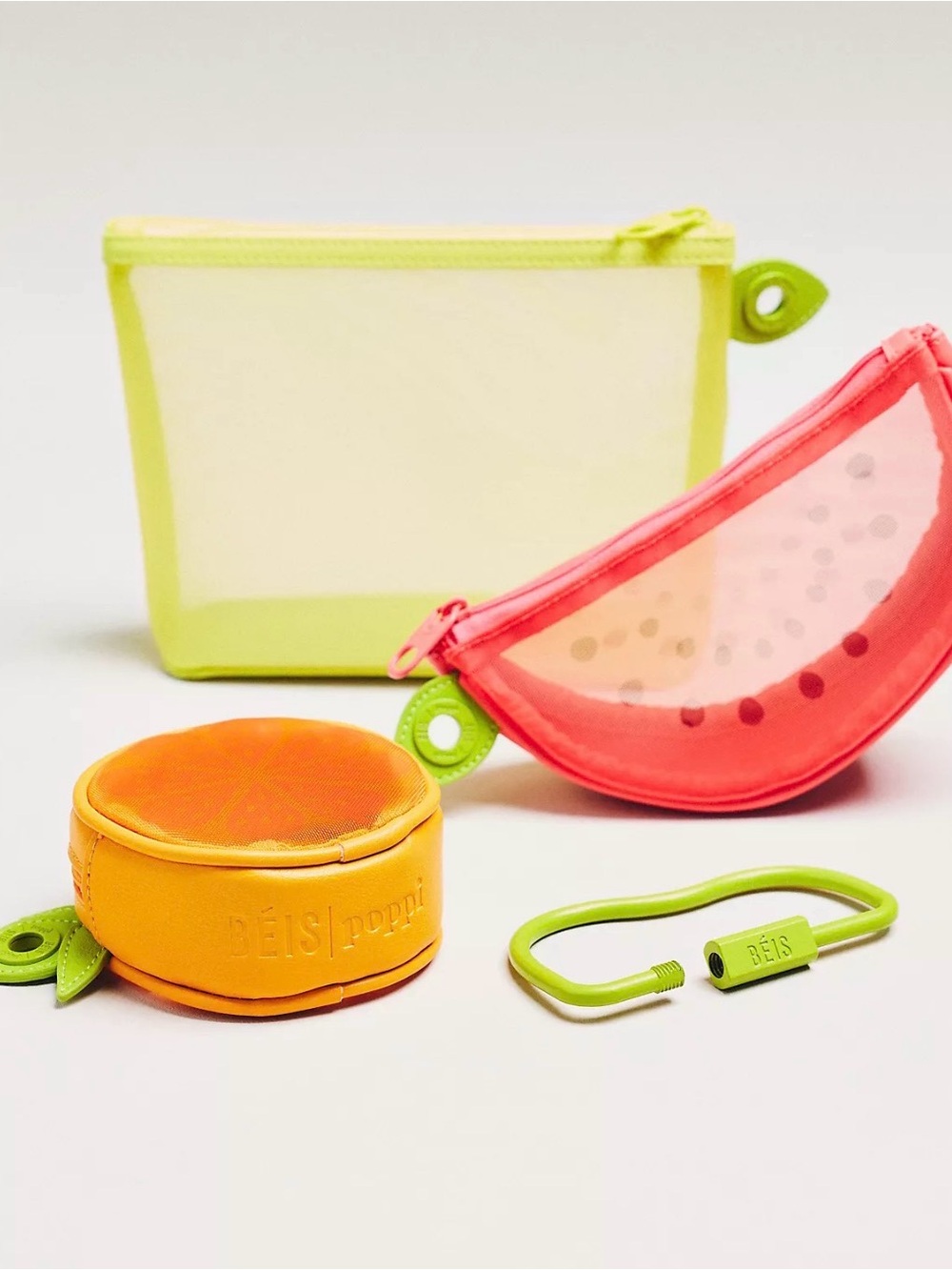 BÉIS x Poppy Fruit Pouches, Set of 3 - Picture 2 of 9